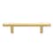 Gliderite Hardware 3-3/4 in. Center to Center Satin Gold Solid Steel Bar Pull - 5001-96-SG 5001-96-SG-1 - alternate 1